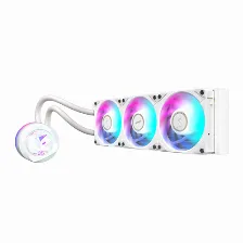 Enfriamiento Liquido Gigabyte Aorus Waterforce X Ii 360 Ice, Intel 1200/1700, Amd Am5/am4, 3x 120mm, Blanco